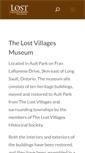 Mobile Screenshot of lostvillages.ca